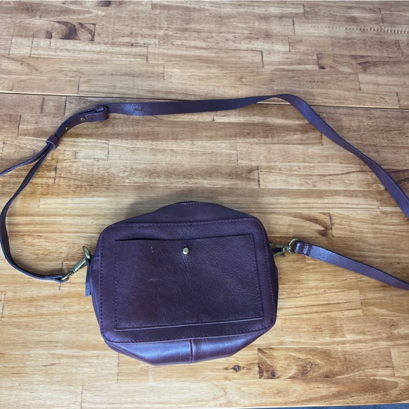 Madewell Bags Madewell Dark Brown Leather Transport Camera Bag